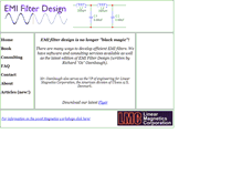 Tablet Screenshot of emi-filter-design.com